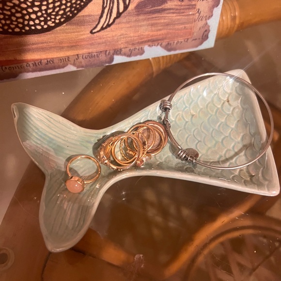 Mermaid, print, and two jewelry holders - Picture 4 of 5